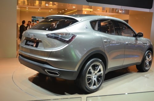 maserati kubang rear Frankfurt: Maserati joins super SUV race with a Kubang!