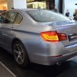 BMW ActiveHybrid 3 and ActiveHybrid 5 sedans officially launched – RM538,800 and RM648,800