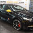 Renault Megane RS 265 Cup launched – RM235k