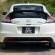 TESTED: Honda CR-Z Hybrid, both Manual and CVT driven in Malaysia and Japan