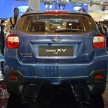 Malaysian-assembled CKD Subaru XV 2.0i makes debut at IIMS 2012, local rollout in December