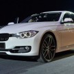 BMW F30 3-Series launch: BMW M Performance kit display