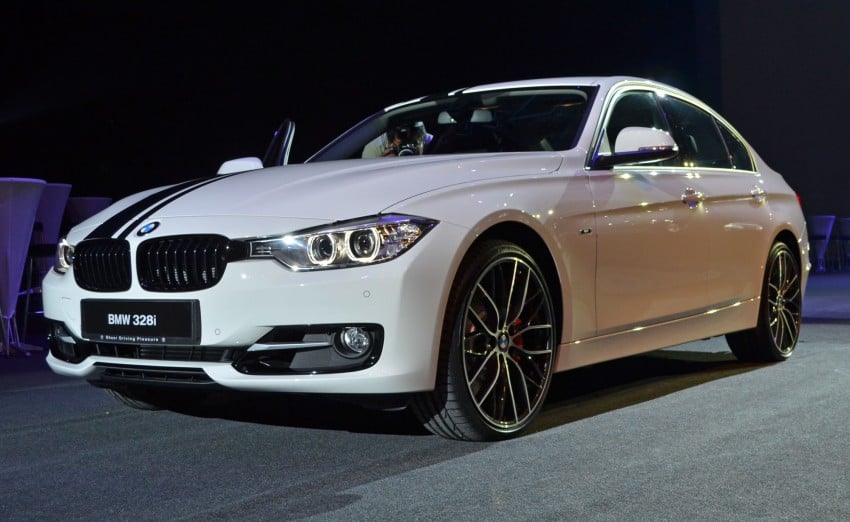 BMW F30 3-Series launch: BMW M Performance kit display 96627