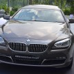 BMW 640i Gran Coupe launched: RM788,800