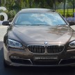 BMW 640i Gran Coupe launched: RM788,800