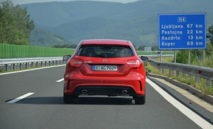 DRIVEN: W176 Mercedes-Benz A-Class – we sample the A200, A250 and A250 Sport in Slovenia 118537