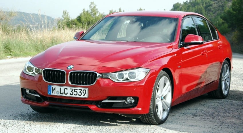 DRIVEN: BMW F30 3 Series – 320d diesel and new four-cylinder turbo 328i sampled in Spain! 85345