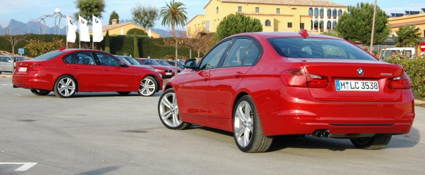 DRIVEN: BMW F30 3 Series – 320d diesel and new four-cylinder turbo 328i sampled in Spain! 85334