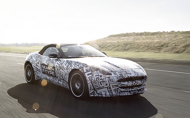 F-Type-04 Production Jaguar F-Type convertible to debut at Paris