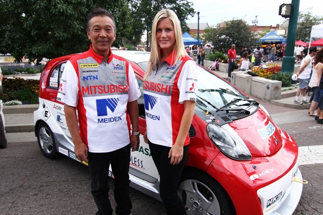 2012 Pikes Peak International Hill Climb Fan Fest – Mitsubishi Motors team and drivers meet the fans