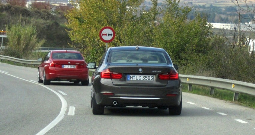 DRIVEN: BMW F30 3 Series – 320d diesel and new four-cylinder turbo 328i sampled in Spain! 85245
