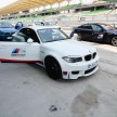 BMW M5 and M3 Coupe driven on track at the BMW M Track Experience Asia 2012, Sepang