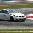 BMW M5 and M3 Coupe driven on track at the BMW M Track Experience Asia 2012, Sepang