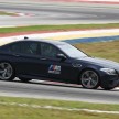 BMW M5 and M3 Coupe driven on track at the BMW M Track Experience Asia 2012, Sepang
