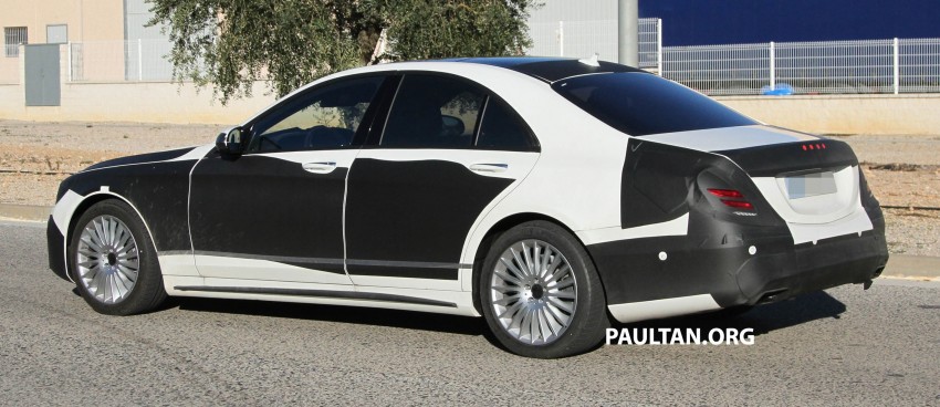 Spyshot: W222 Merc S-Class sheds some disguise 145208