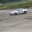 Power is nothing without control: Mika Hakkinen performs stunts at ‘Join the Pact’ event