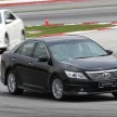 Toyota Camry XV50 – a brief test session at the SIC