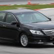 Toyota Camry XV50 – a brief test session at the SIC