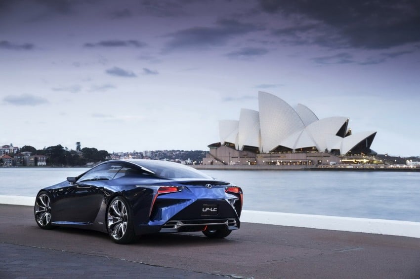 Lexus LF-LC Blue Concept looking great in Sydney 136818