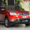 SsangYong Actyon Sports pickup and Actyon SUV facelifts launched, RM86k to RM129k