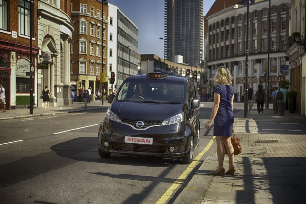NV200 London-01 Nissan eyeing world taxi domination with the NV200 van – after New York, London’s black cab is next