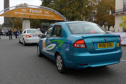 P1050664b RAC Future Car Challenge Brighton to London: Proton wins two awards, Gordon Murray T.27 is overall winner