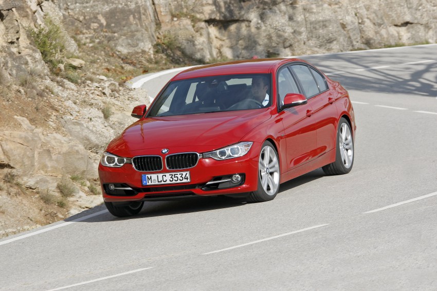 DRIVEN: BMW F30 3 Series – 320d diesel and new four-cylinder turbo 328i sampled in Spain! 86132