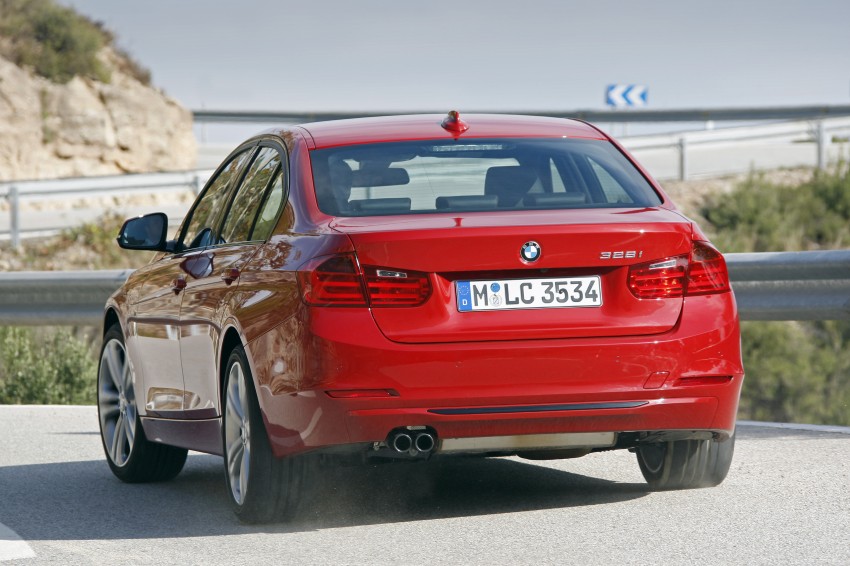 DRIVEN: BMW F30 3 Series – 320d diesel and new four-cylinder turbo 328i sampled in Spain! 86137