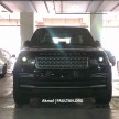 New Range Rover L405 sighted at JPJ Putrajaya