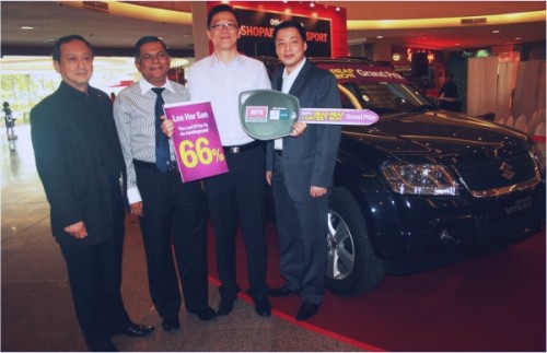 Suzy MPH winner Buying books bags avid reader a Suzuki Grand Vitara