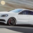 Mercedes-Benz A 45 AMG: 360hp, 450Nm range-topper