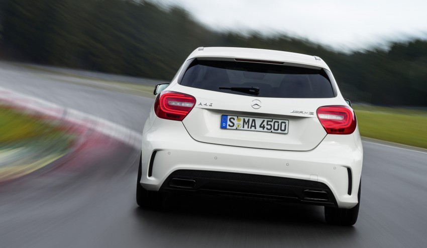 Mercedes-Benz A 45 AMG: 360hp, 450Nm range-topper 154438
