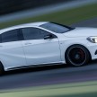 Mercedes-Benz A 45 AMG: 360hp, 450Nm range-topper