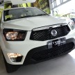 SsangYong Actyon Sports pickup and Actyon SUV facelifts launched, RM86k to RM129k