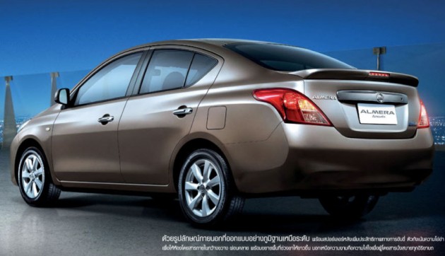 almera-rear Nissan Almera launched in Thailand – it’s the Sunny!