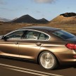 BMW officially reveals the 4-door 6-Series Gran Coupe