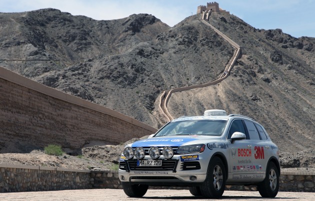 Volkswagen Touareg V6 TDI completes 23,000 km Melbourne to St Petersburg record run