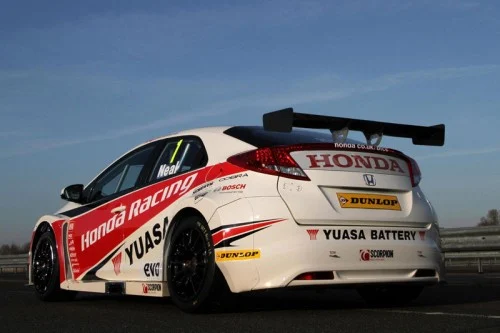 civic-btcc-04 European Honda Civic hatchback in BTCC 2012 livery