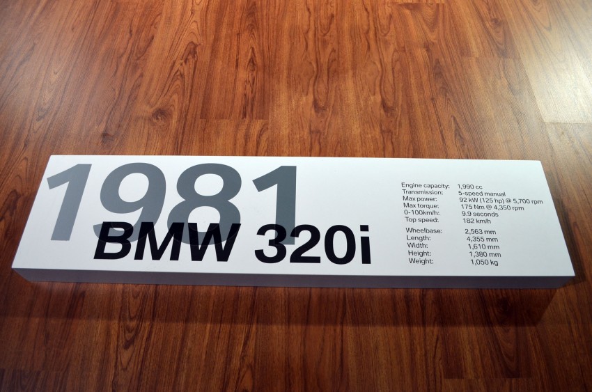 GALLERY: BMW 3-Series lineage display at the F30 launch 96652