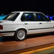 GALLERY: BMW 3-Series lineage display at the F30 launch