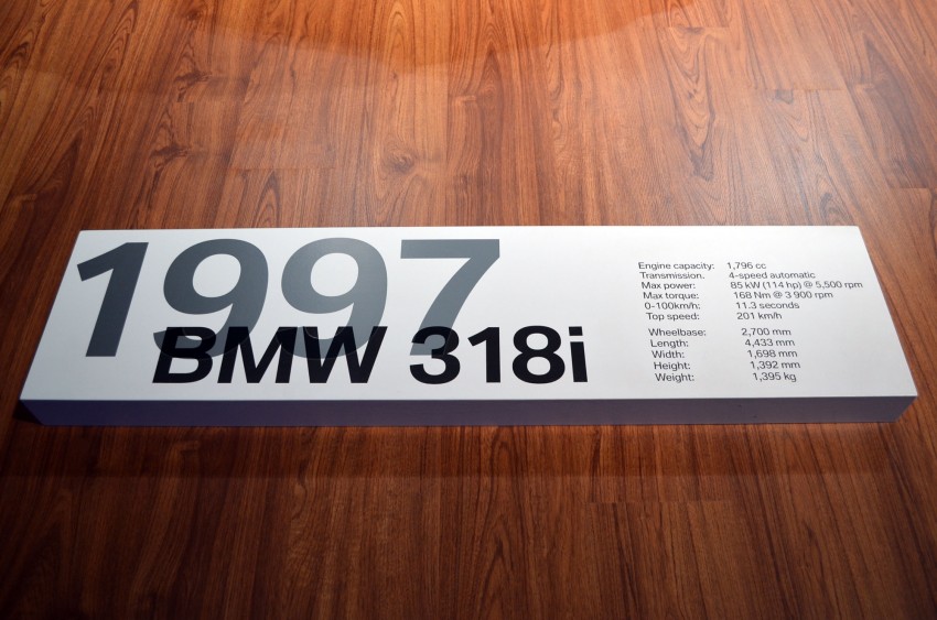 GALLERY: BMW 3-Series lineage display at the F30 launch 96682