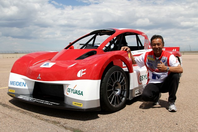 i-Miev-Evo-007 2012 PPIHC: Shakedown session of the i-MiEV Evolution at Pikes Peak International Raceway