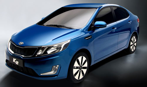kia-k2-front Kia K2 sedan unveiled in Shanghai – only for China?