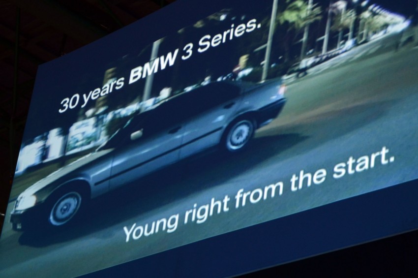 GALLERY: BMW 3-Series lineage display at the F30 launch 96723
