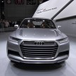 Paris 2012 Live: Audi showcases the crosslane coupe concept, new A3, R8 facelift, and TT RS plus