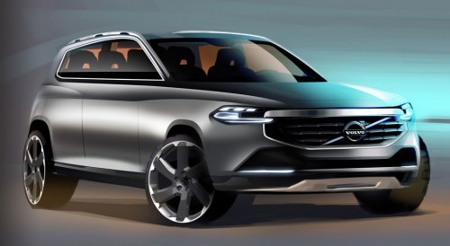 xc90-01 Next gen Volvo XC90 sketches surface with new face