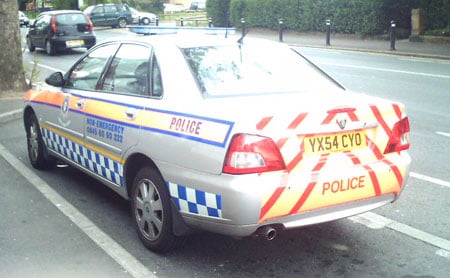 Police Proton Waja in UK