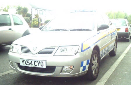 Police Proton Waja in UK