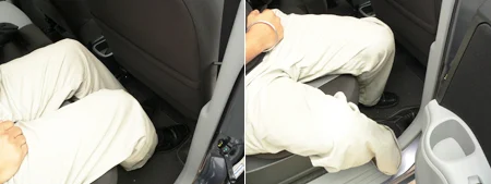 Perodua Alza 2nd row exit problem