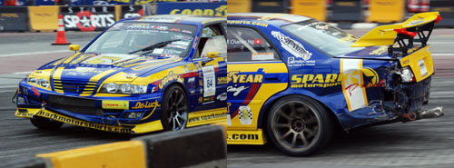 Goodyear Formula Drift Malaysia qualifying – big names all through, intriguing top 32 tandem battles tomorrow!